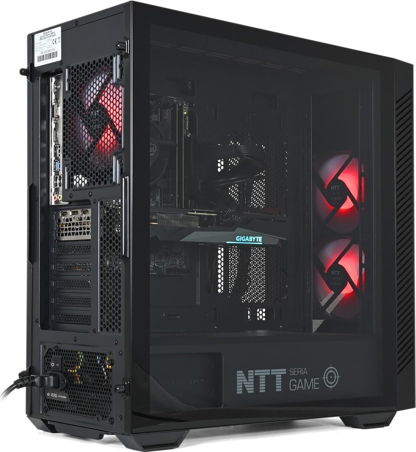 Компјутер за гејминг NTT Game Pro, Ryzen 5 8500G, 16GB RAM, 1TB SSD, црн