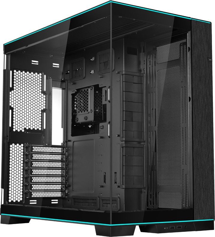 Kasë Lian Li O11 Dynamic EVO RGB, e zezë, Midi Tower
