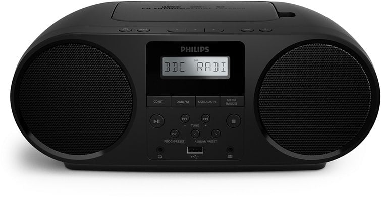 Радио CD бумбокс Philips TAZ6000, DAB+, Блуетут, црн