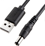 Kabllo Unitek USB - DC, 5.5mm, 1.5m, e zezë