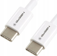 Kabllo GoGEN USB C në USB C GOG USBCC100MM03, 1 m, e bardhë