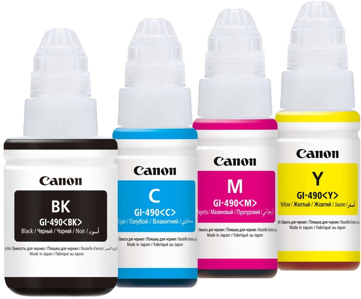 Ngjyrë për printer Canon GI-490 PGBK, e zezë