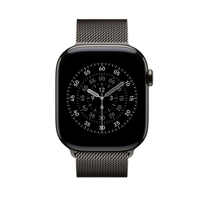 Apple Watch 46mm Loop, Slate Milanese Loop, S/M