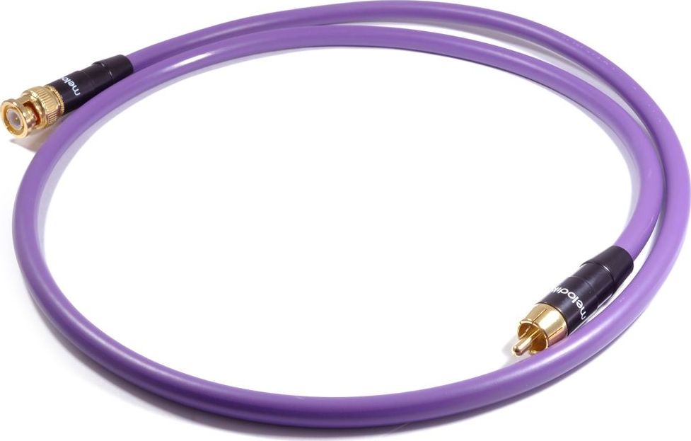 Kabllo Melodika RCA - BNC, 1m, vjollcë