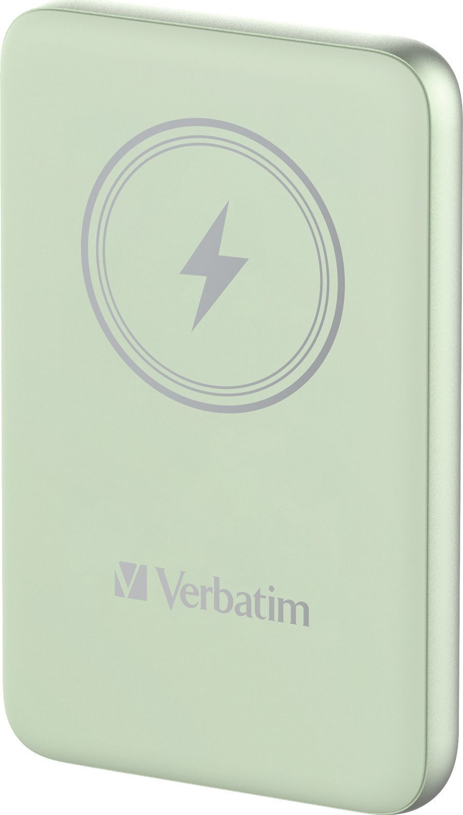 Power bank Verbatim Charge n Go Magnetic, 10000mAh, karikim wireless 15W, i gjelbër