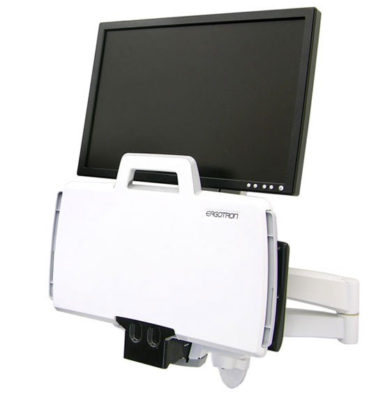 Mbajtëse për monitor dhe tastierë Ergotron 200-series, e bardhë