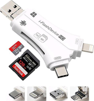USB Flash Drive CoreParts MMUSB-UNI-ADAPTER, e bardhë