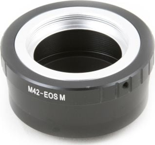 Adapter objektivi Pixco, Canon EOS M EF M në M42, i zi