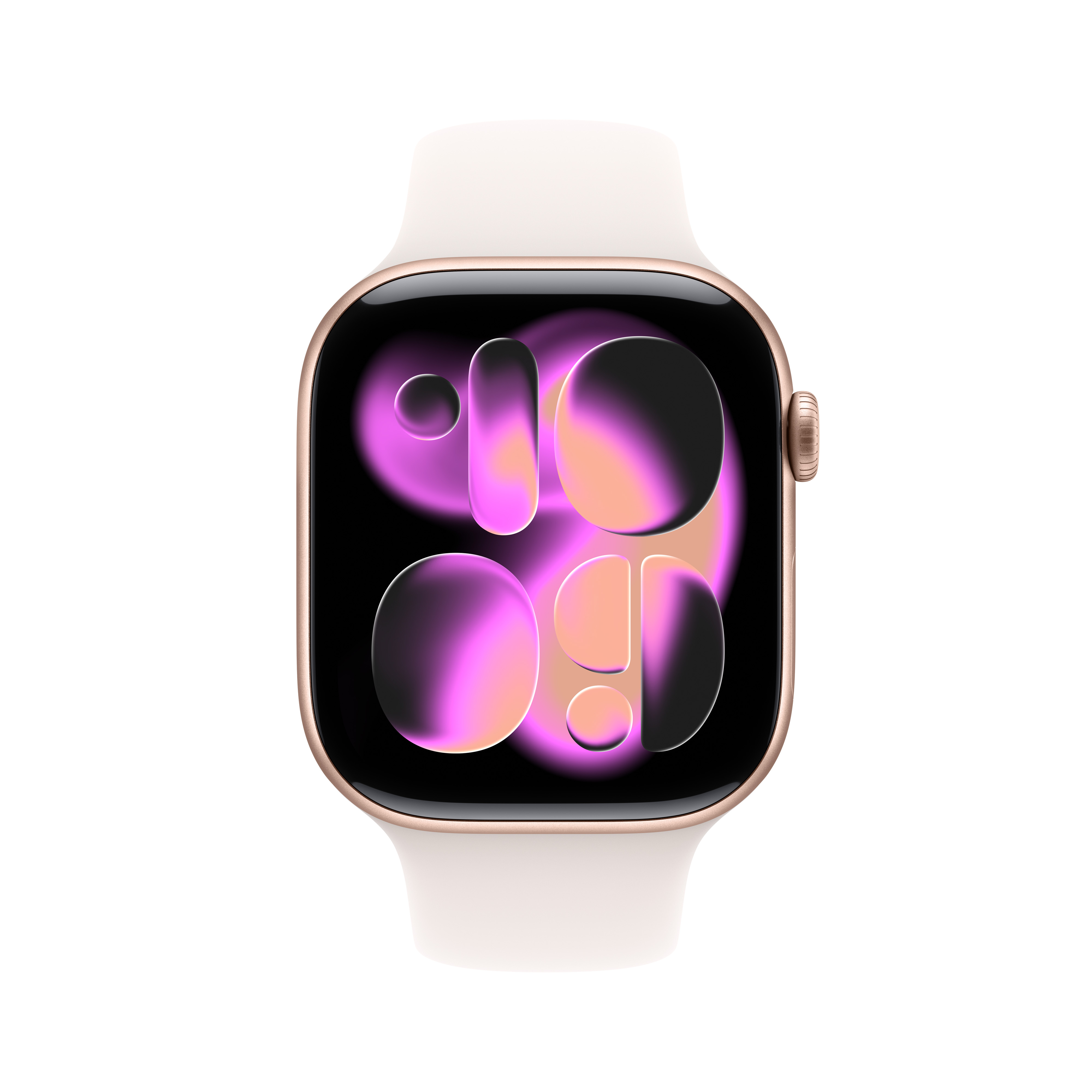 Apple Watch S11 GPS 46mm Rose Gold Aluminium Case with Light Blush Sport Band, M/L