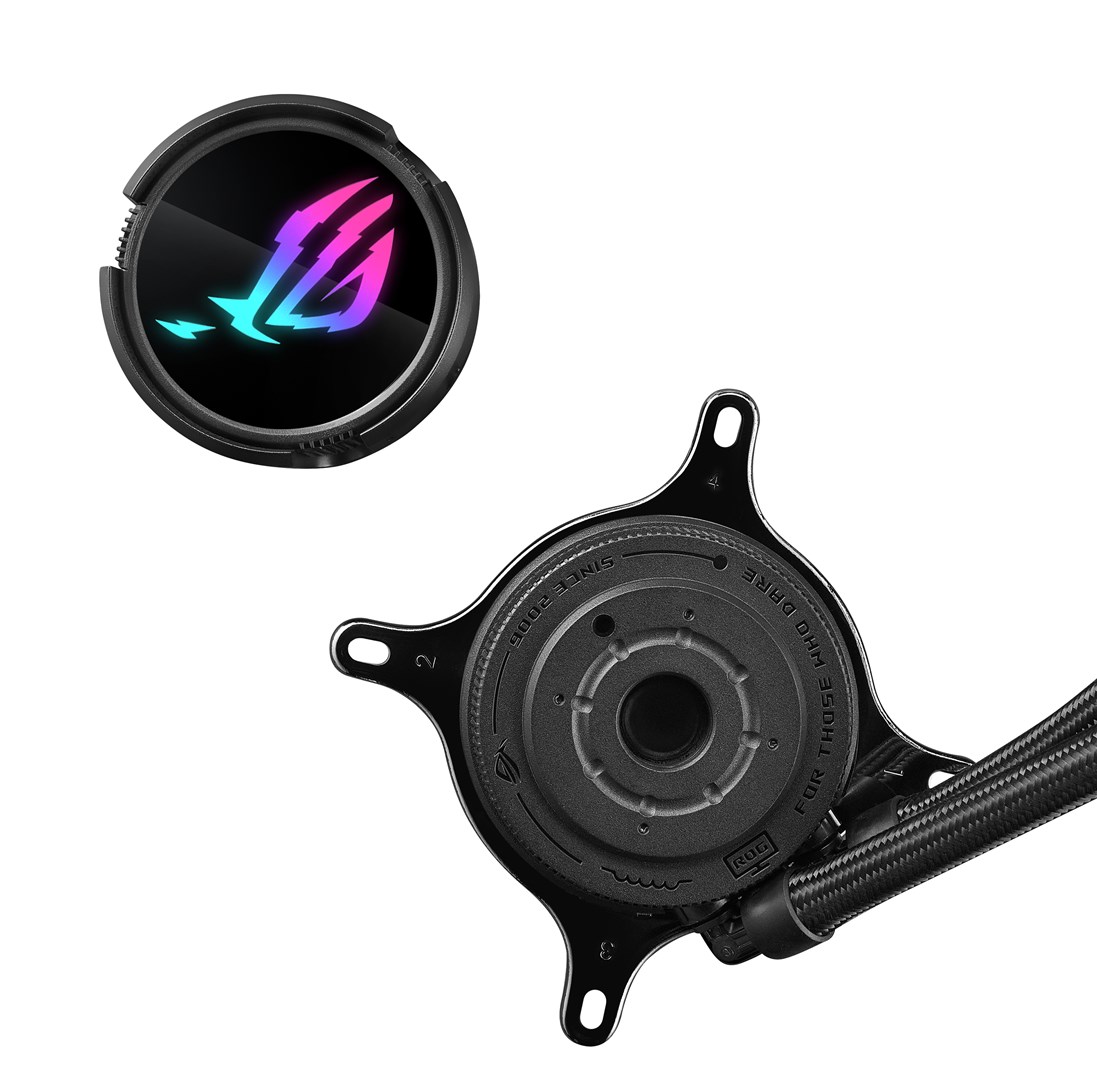 Ftohës me ujë ASUS ROG Strix LC III 360 ARGB, 12 cm, i zi