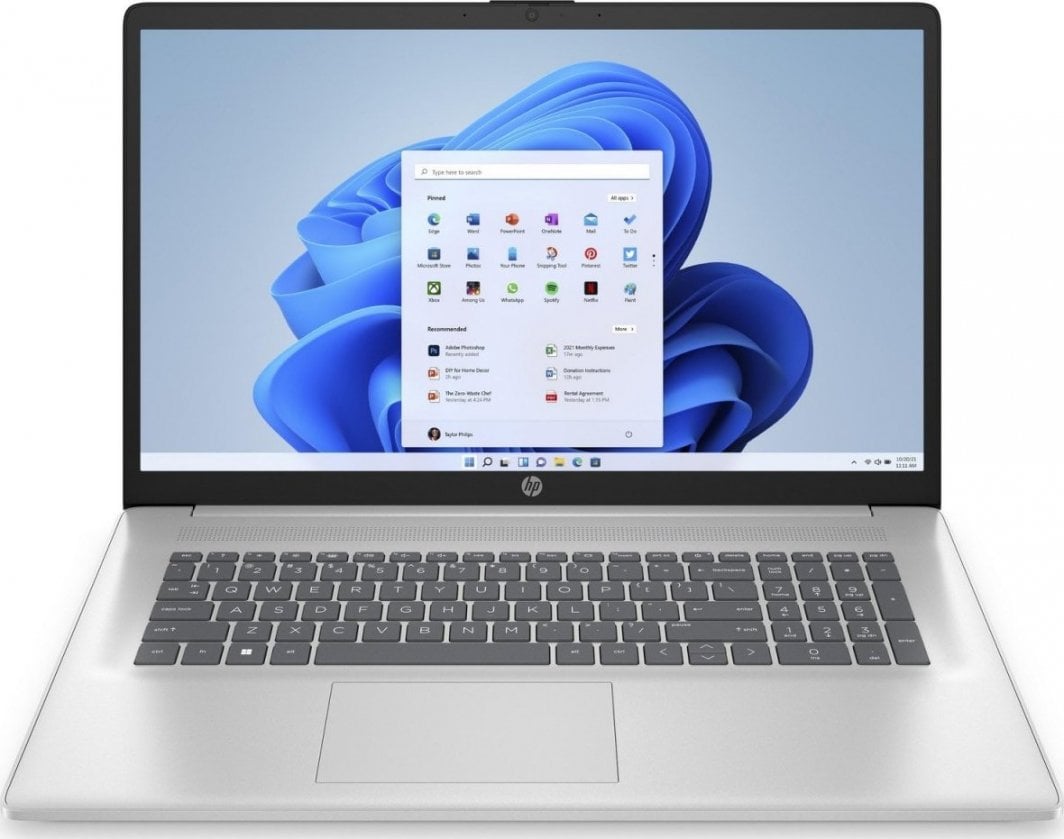 Laptop HP HP 17 Core, 17.3", Intel Core i5 1334U, 16 GB RAM, 512 GB SSD, i argjendtë