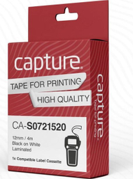 Shirit etiketues Capture CA-S0721520, plastik, i bardhë