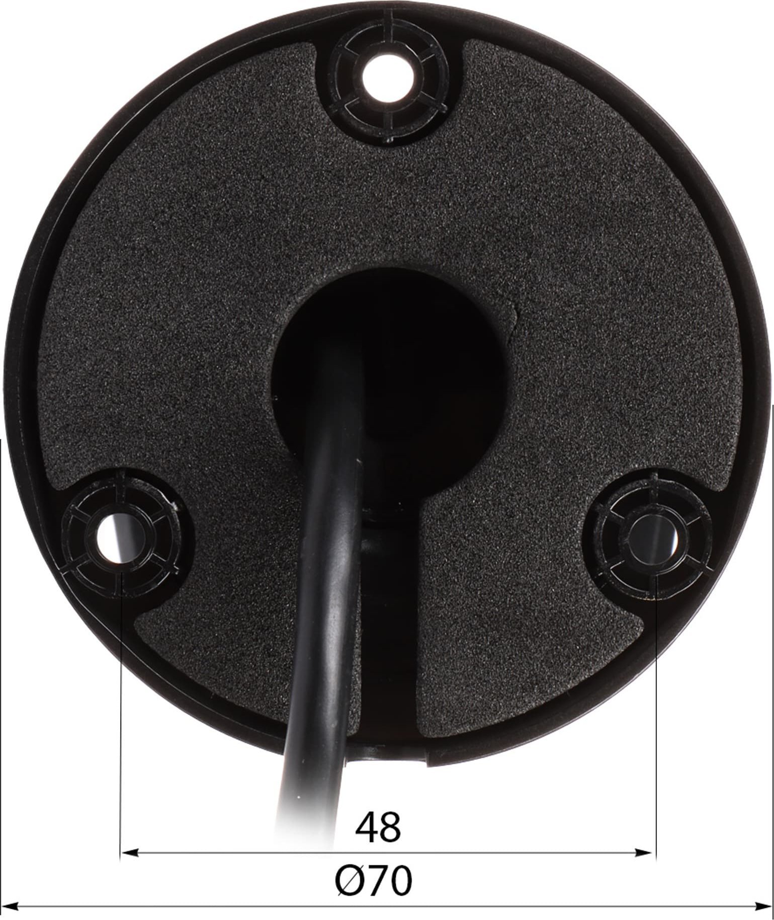 Kamerë Dahua IPC-HFW1439TL1-A-IL, 4MP, e zezë