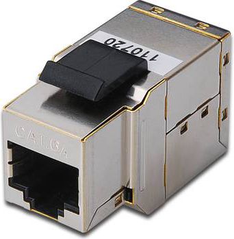 Lинкер за мрежа Digitus DN-93906, RJ45 спојувач, Cat6, сива