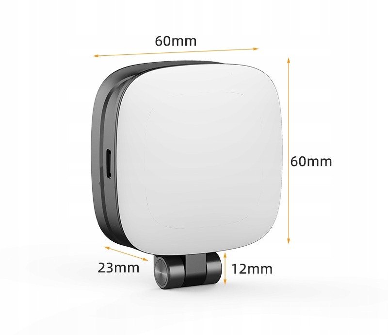 Llambë LED magnetike C140 për telefon, MagSafe, ndriçim i rregullueshëm, e bardhë