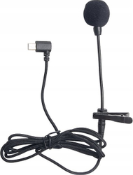 Mikrofon i jashtëm SJCAM, për kamera aksion SJCAM SJ6 SJ7 SJ10 PRO, me kapëse, i zi