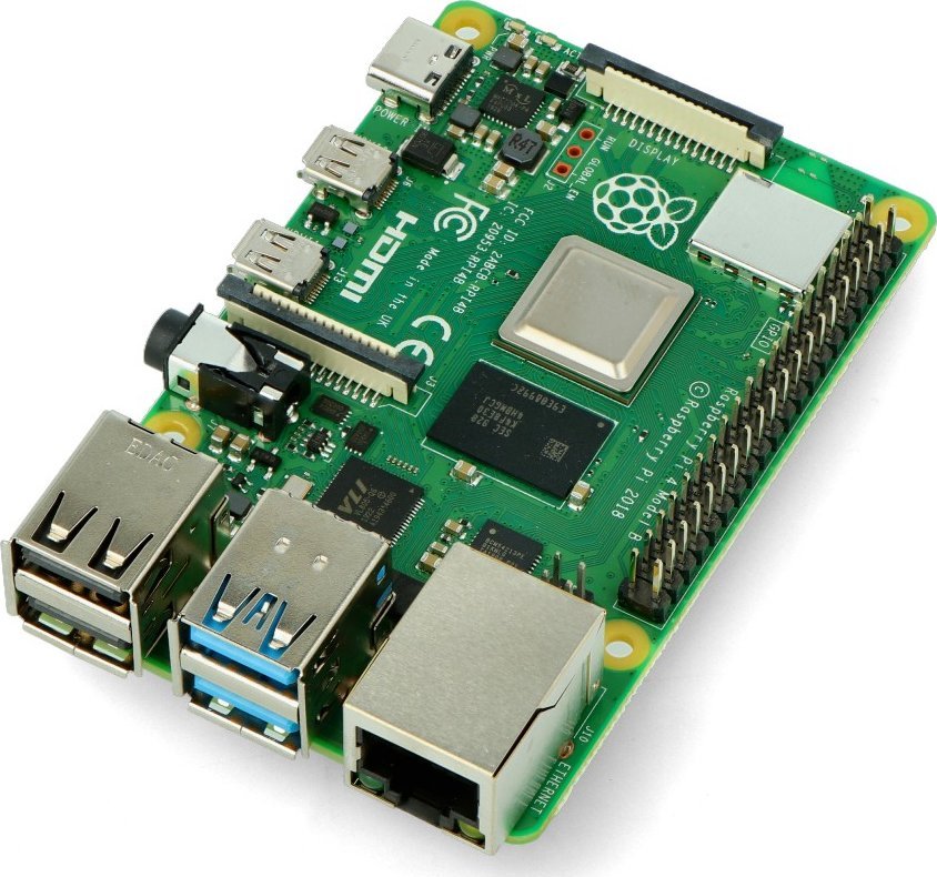 Kompjuter një-panelësh Raspberry Pi 4 Model B, deri 8GB RAM, i gjelbër