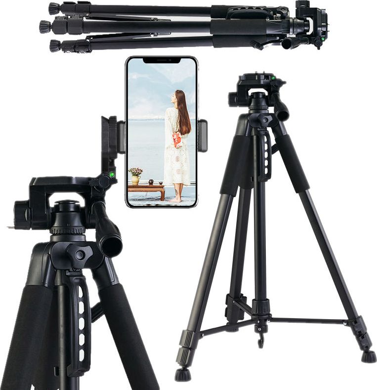 Tripod fotografik Mozos SF Pro, 170cm, alumini, i zi