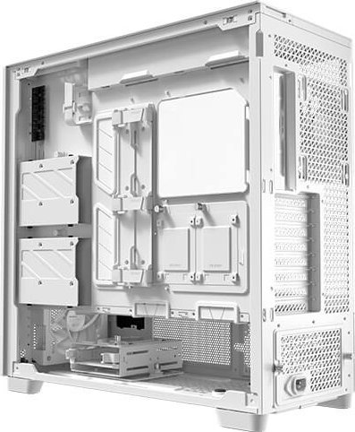 Kornizë kompjuteri Antec FLUX PRO, Full Tower, ATX, e bardhë dru