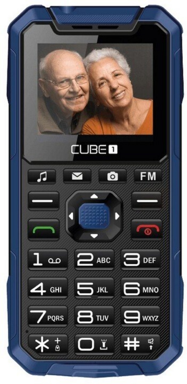 Celular CUBE1 S400 Senior, 2", i kaltër