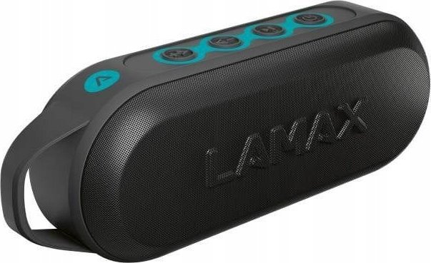 Altoparlant Bluetooth Lamax Street2, portativ, rezistent ndaj spërkatjeve, i zi