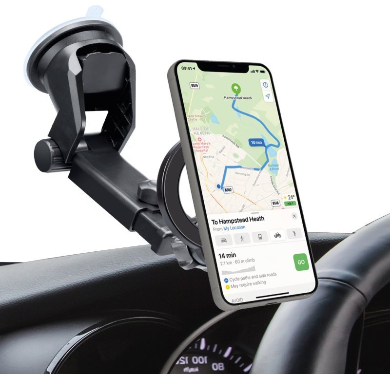 Mbajtës magnetik për veturë SBS Magnetic Car Holder, universal, i zi