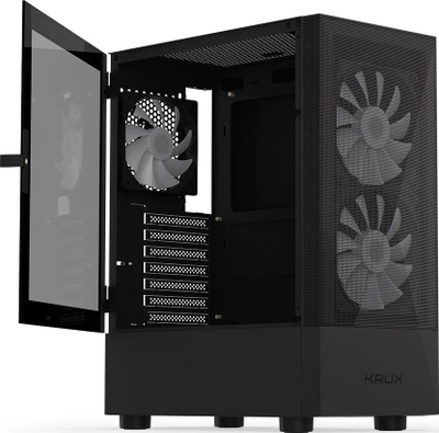 Kasë Krux Vako RGB (KRX0132), e zezë