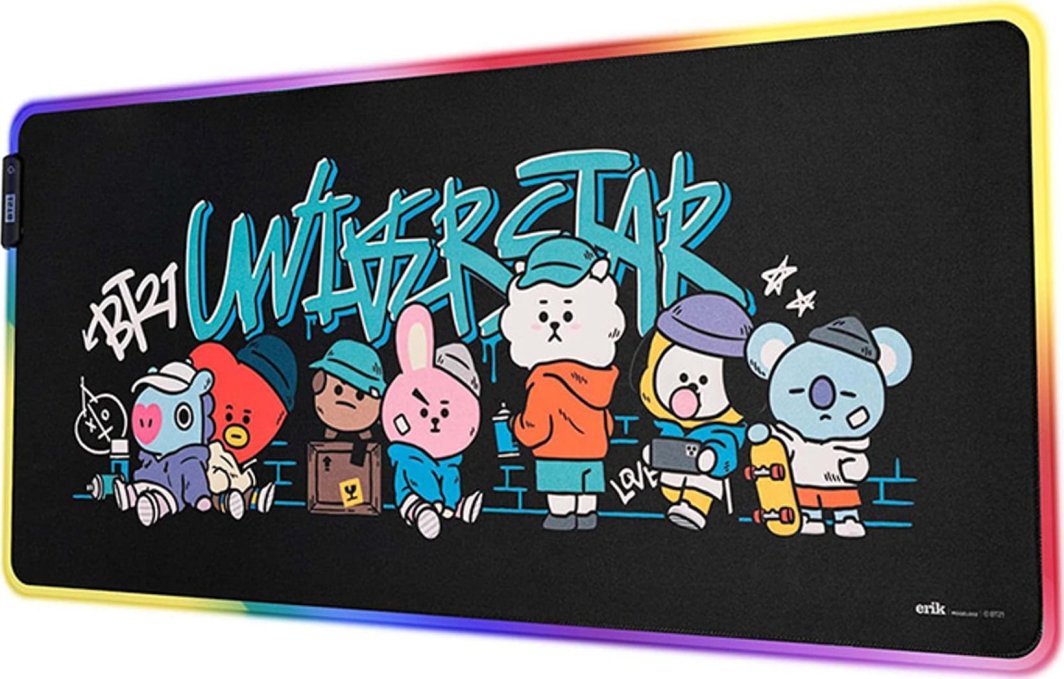 Mouse pad BTS XXL, LED, i zi