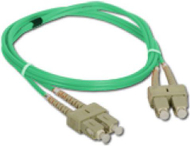 Kabllo optike Alantec Patch Cord MM OM3, SC SC Duplex, 2m, portokalli
