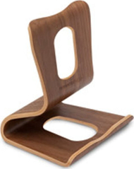 Mbajtëse telefoni dhe tableti Terratec 219731, dru, për tavolinë, kafe