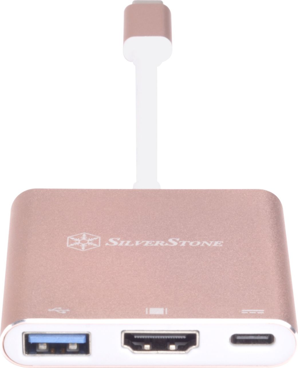 Stacion dokimi SilverStone EP08P, USB C, HDMI 4K, gri