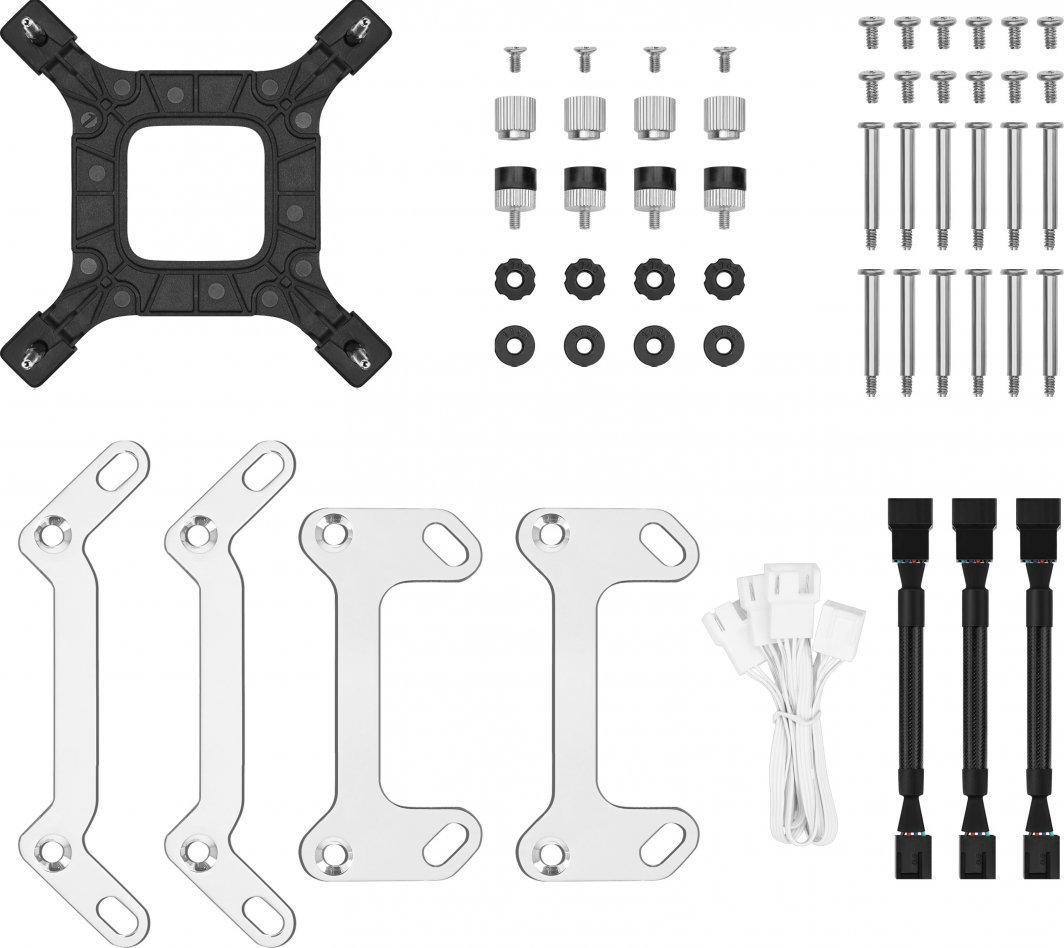 Ftohës me ujë Deepcool LS720 SE WH (R-LS720-WHAMMM-G-1), 2250 rpm, 32.9dBa, 85CFM, ARGB, 360mm