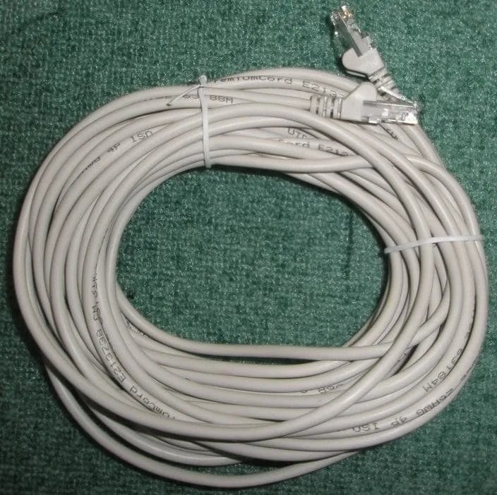 Kabllo rrjeti Gembird, cat5e, UTP, 15m, e bardhë