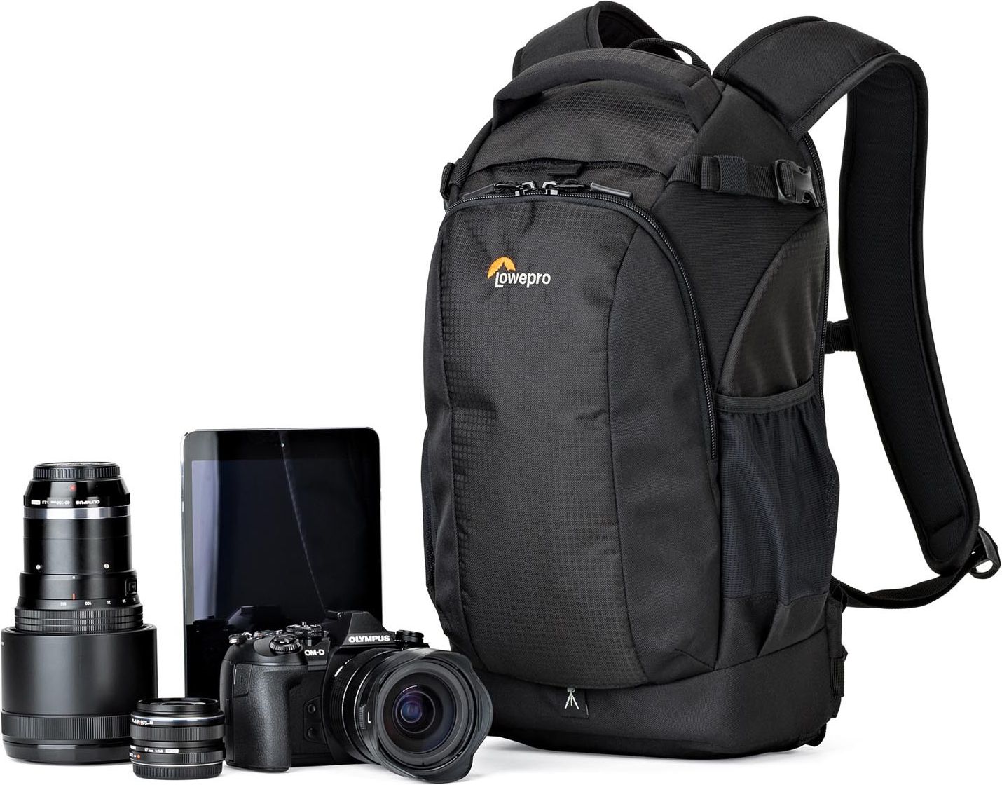 Çantë shpine fotografike Lowepro Flipside 200 AW II, kompakte, për DSLR dhe mirrorless, e zezë