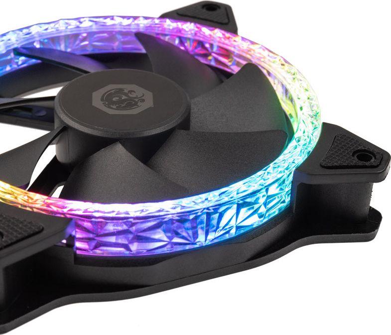 Ftohës uji AIO BitsPower Cyclops 240, radiator 240mm, ARGB, i zi