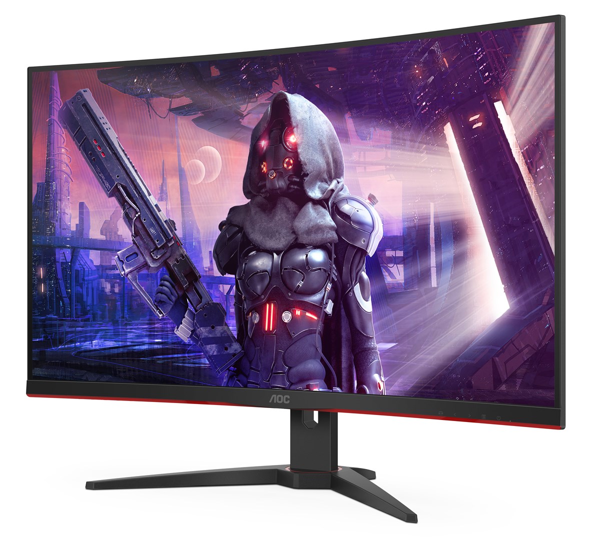 Monitor AOC Gaming CQ32G2SE/BK, 31.5", 2560 x 1440, 165 Hz, i zi