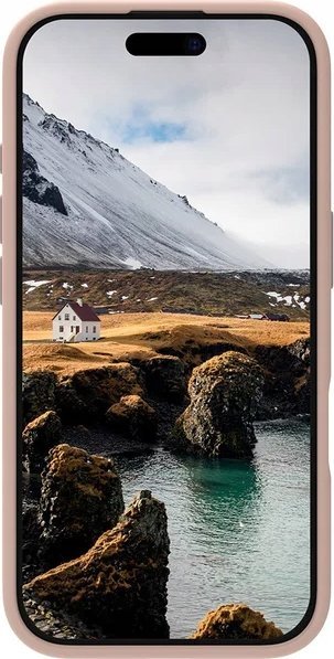 Mbajtëse telefoni DBRAMANTE1928 Monaco, për iPhone 16, rozë Pink Sand