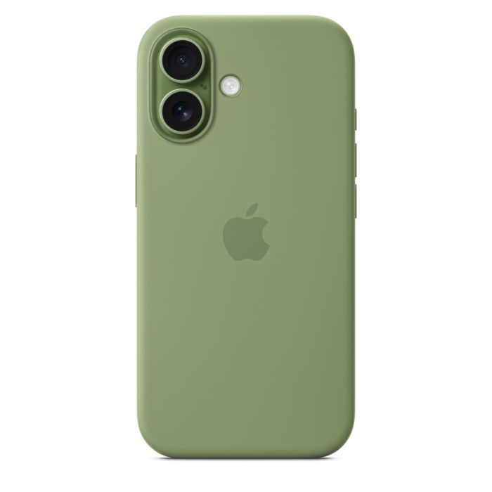 Apple iPhone 17 Silicone Case with MagSafe, Light Moss