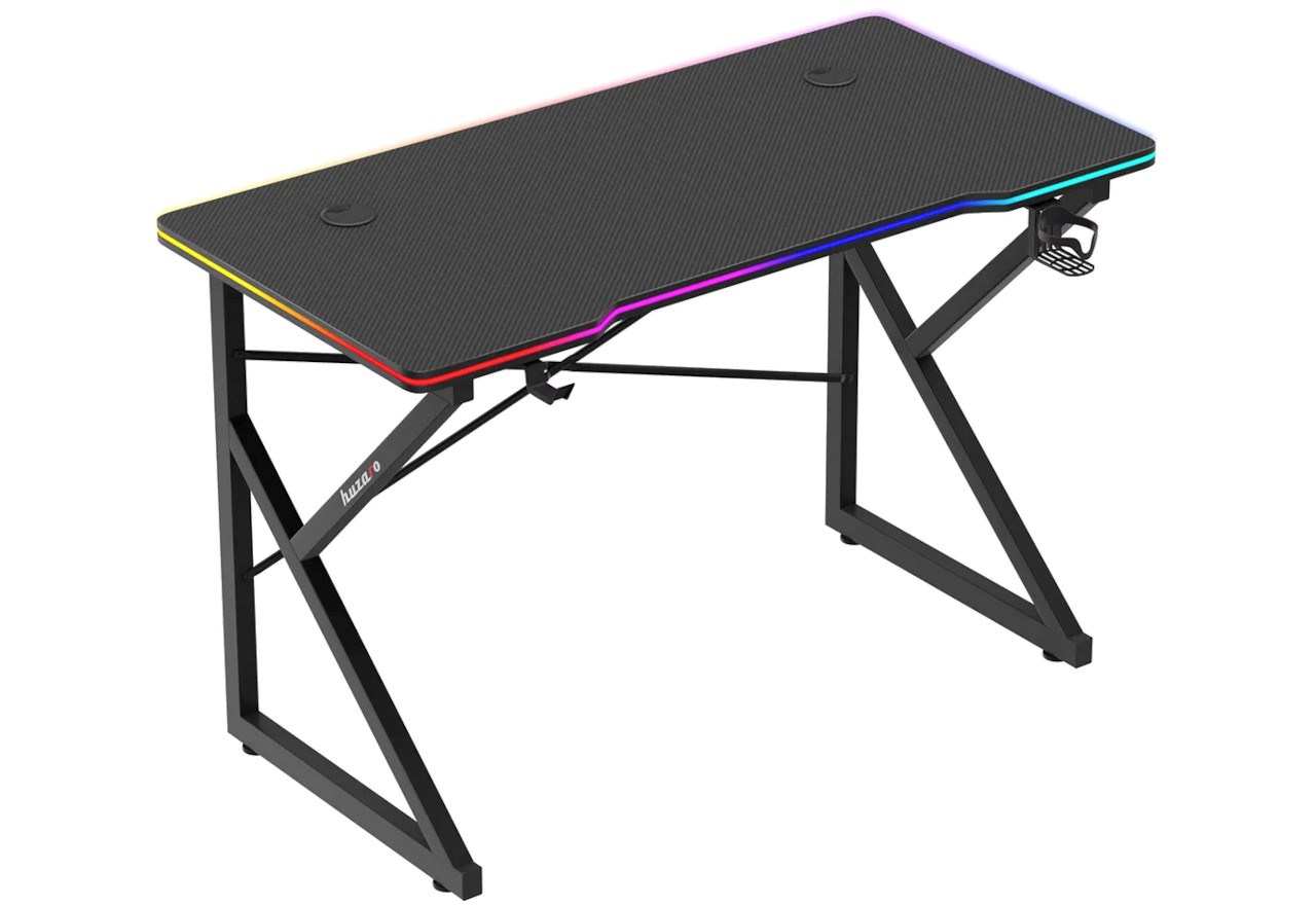 Tavolinë lojërash Huzaro Hero 1.7 RGB, e zezë