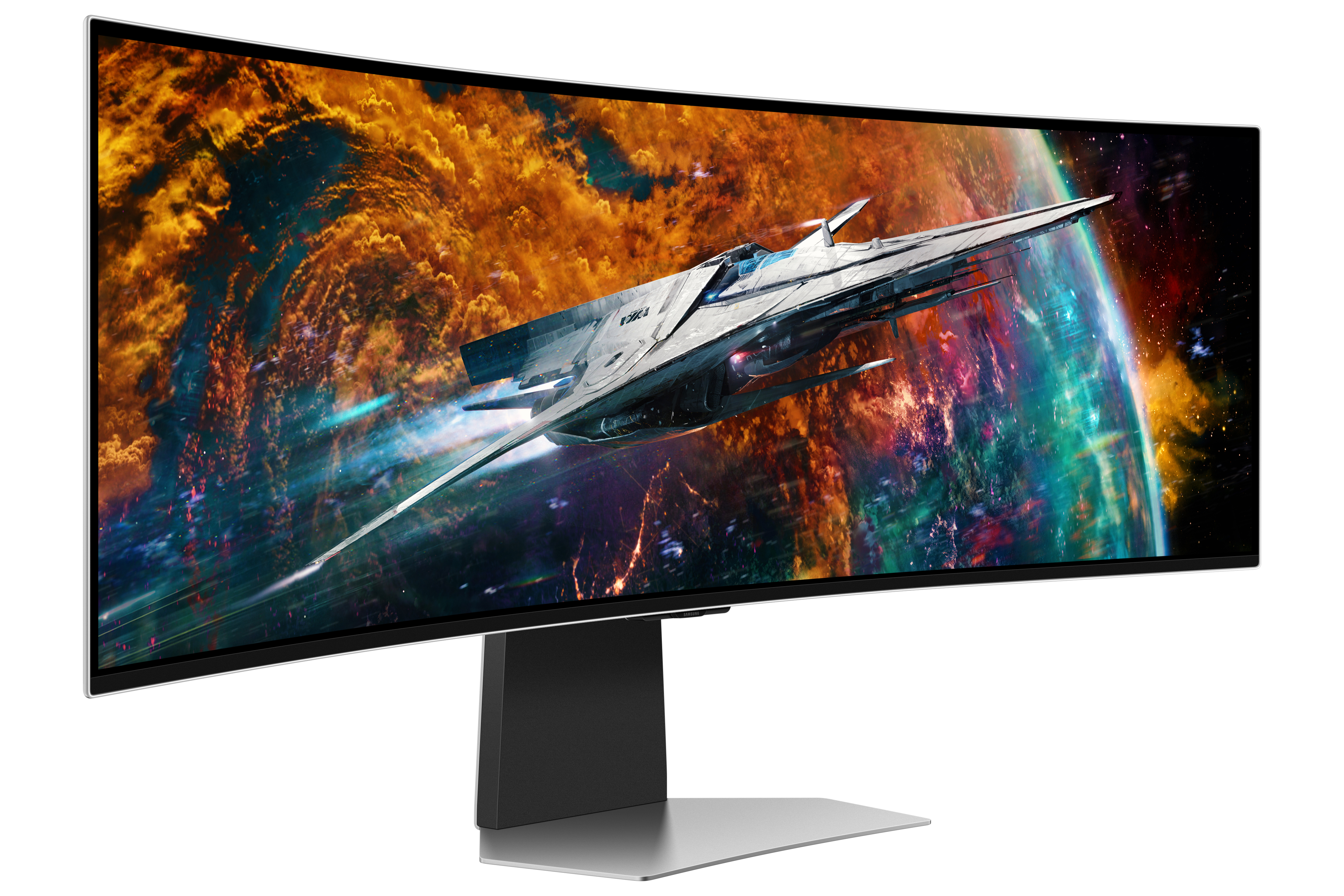 Monitor Samsung LS49CG950SUXDU, 49", OLED, 5120x1440, 240Hz, i argjendtë