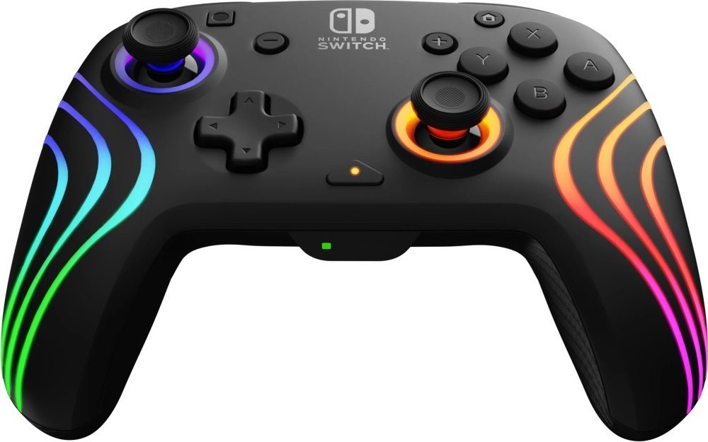 Gamepad Nintendo PDP Afterglow Wave, wireless, RGB, i zi