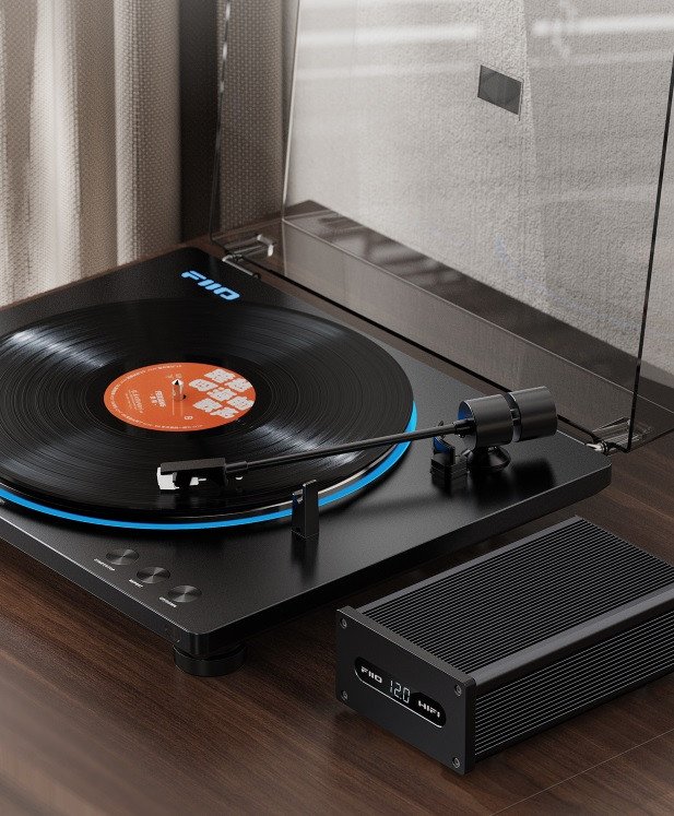 Gramafon FiiO TT13, Bluetooth, phono preamp i integruar, i zi