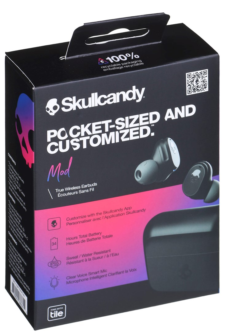 Dëgjuese Skullcandy Dime 3, True Wireless Stereo (TWS), të zeza