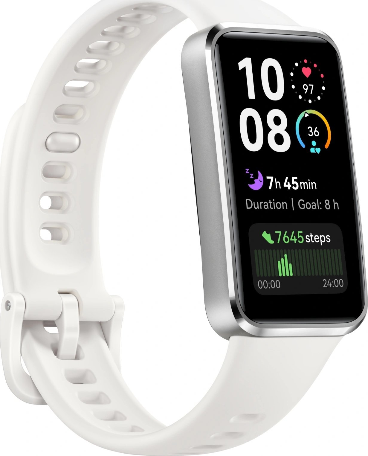 Паметна нараквица Huawei Band 10, 1.47" AMOLED, водоотпорна, бела
