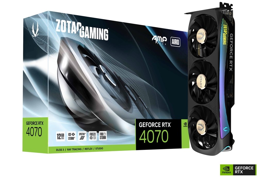 Kartë grafike Zotac Gaming NVIDIA GeForce RTX 4070, 12 GB GDDR6X