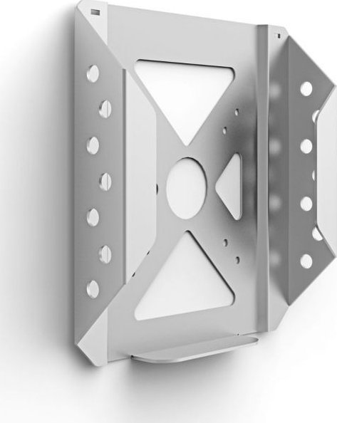 Држач за сигурност за Мак мини Компулокс, со кабелска брава со клуч, ВЕСА, сребрен