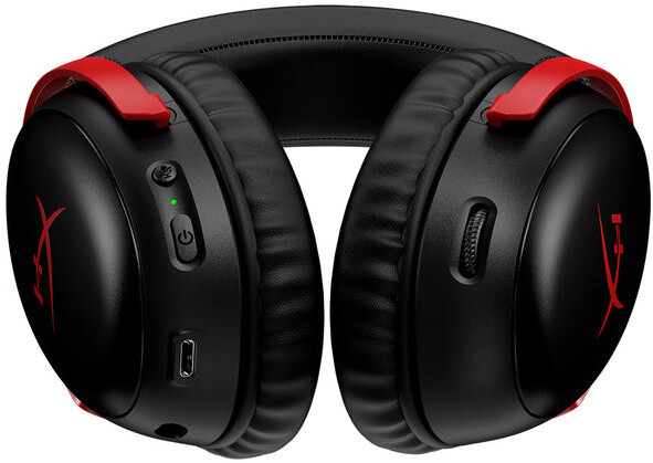 Kufje HyperX Cloud III Wireless, të zeza/ kuqe