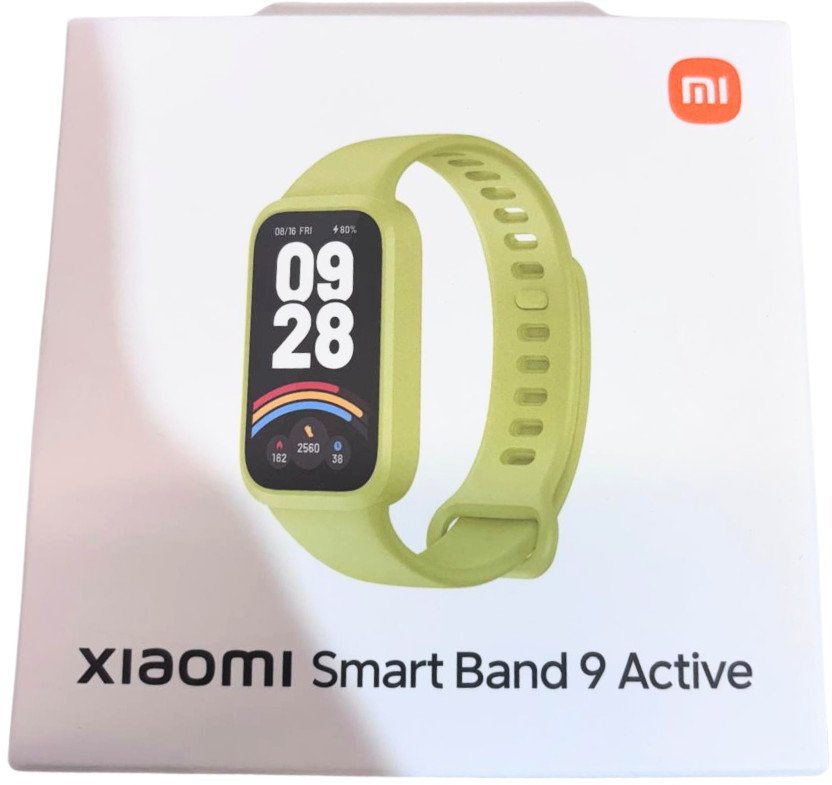 Паметна нараквица Xiaomi Smart Band 9 Active, екранот во боја, следење на срцев ритам, зелена