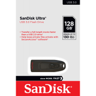 SanDisk Ultra USB 3.0 Flash Drive 128GB 130MB/s