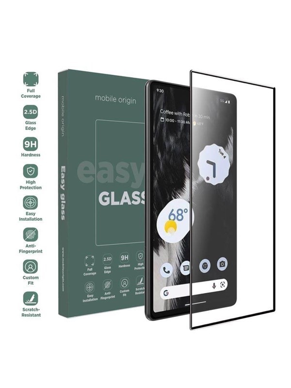 Xham mbrojtës ekrani Mobile Origin EasyGlass për Google Pixel 7a, transparënt